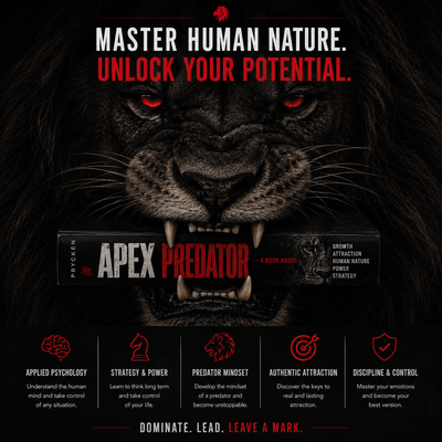 APEX PREDATOR: Master Human Nature, Power, Attraction & Strategic Thinking for Men | Daily Personal Growth Guide