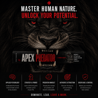 APEX PREDATOR: Master Human Nature, Power, Attraction & Strategic Thinking for Men | Daily Personal Growth Guide