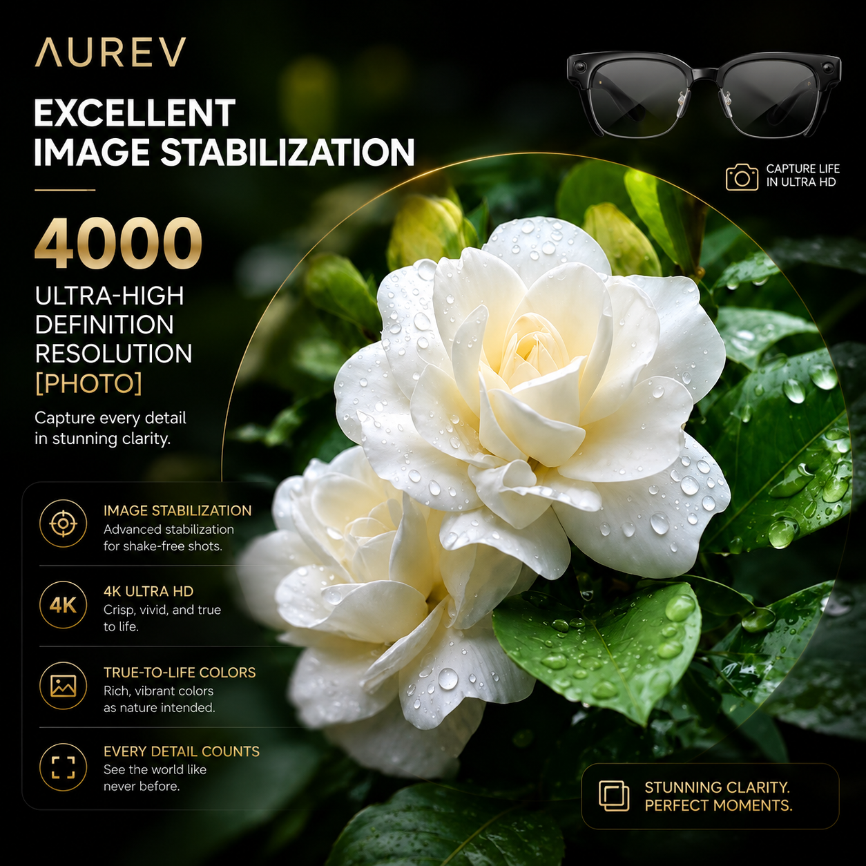 Aurev® AI Smart Glasses