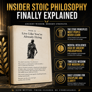 Stoicism: 365 Daily Lessons for Mental Toughness, Emotional Mastery & Self-Discipline | The Essential Stoic Journal for Personal Growth