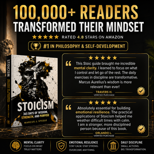 Stoicism: 365 Daily Lessons for Mental Toughness, Emotional Mastery & Self-Discipline | The Essential Stoic Journal for Personal Growth