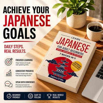 Learn Japanese in 30 Days™ – Complete Beginner Course (7 Books in 1) - Book Only