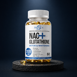 NAC+ Glutathione Premium Detox Formula | Cellular Antioxidant, Liver Support & Skin Glow Supplement
