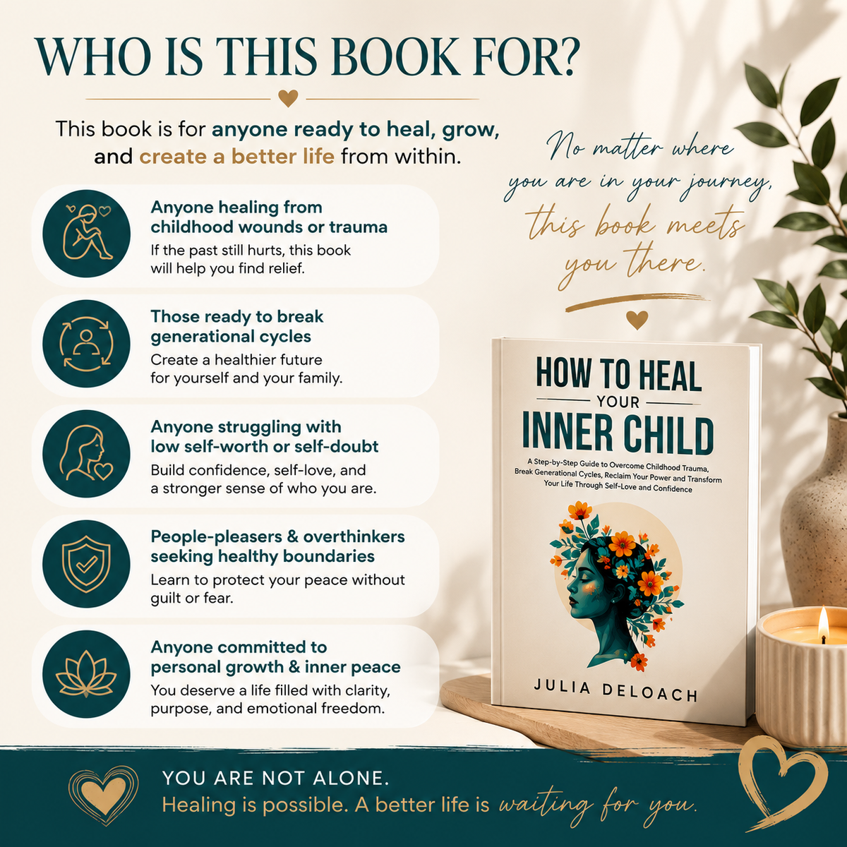 How to Heal Your Inner Child Book | Overcome Childhood Trauma, Break Generational Cycles & Reclaim Your Confidence