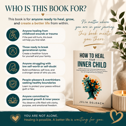 How to Heal Your Inner Child Book | Overcome Childhood Trauma, Break Generational Cycles & Reclaim Your Confidence