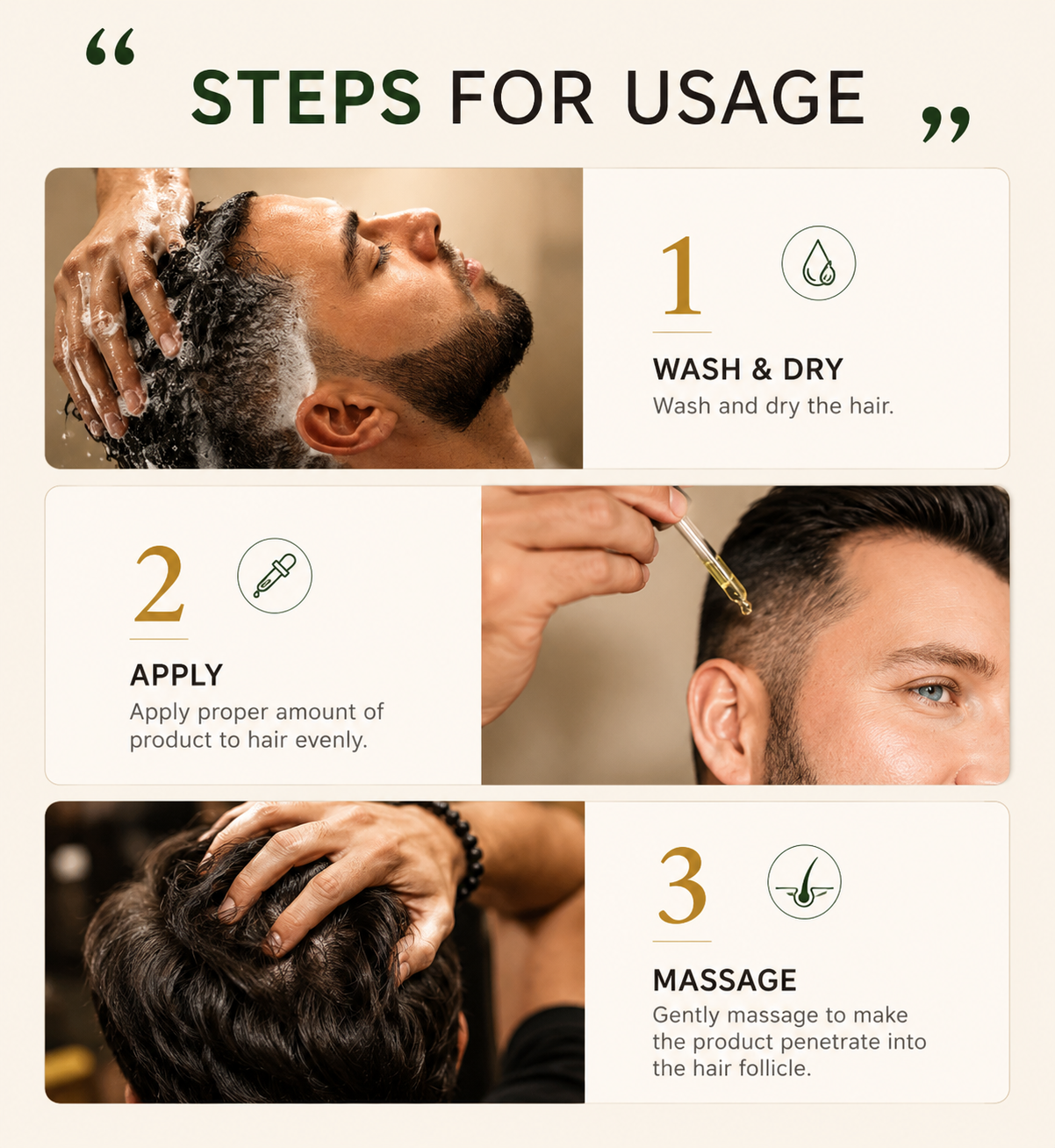 Advanced Ginger Hair Growth Serum for Fuller, Thicker Hair